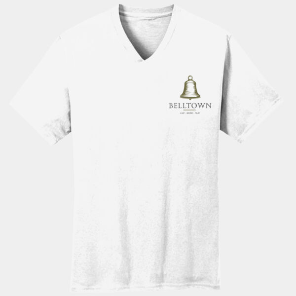 Optional Logo  - Core Cotton V-Neck Tee Thumbnail