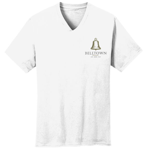 Optional Logo  - Core Cotton V-Neck Tee Thumbnail