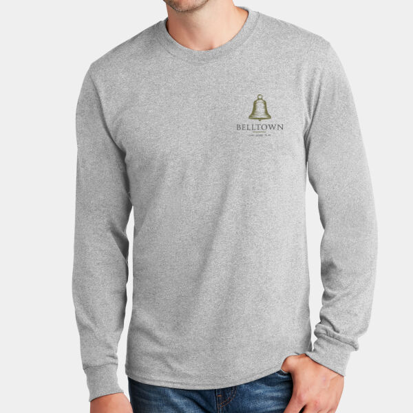 Optional Logo  - Long Sleeve Core Cotton Tee Thumbnail