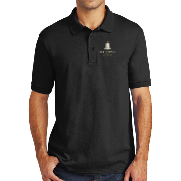 Optional Logo - Core Blend Jersey Knit Polo Thumbnail