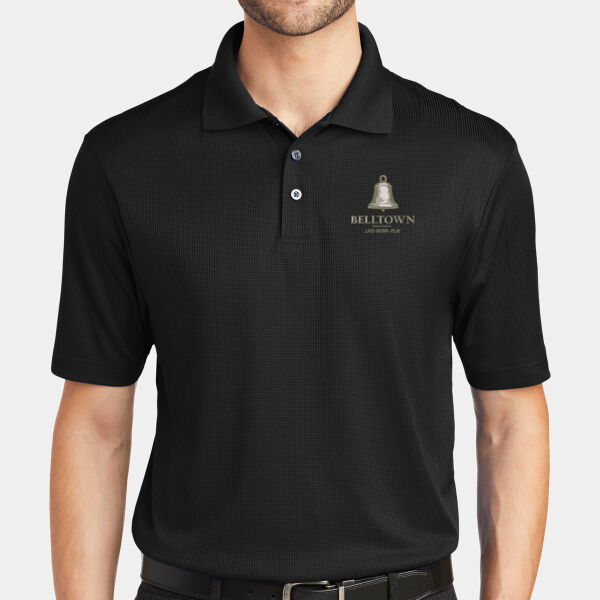 Optional Logo - Performance Fine Jacquard Polo Thumbnail