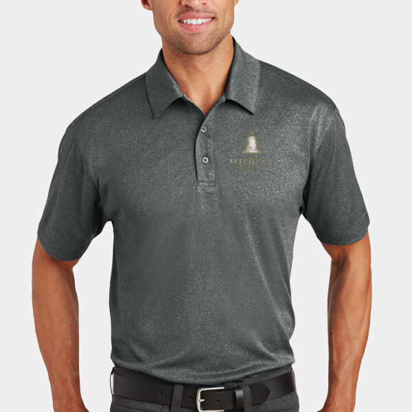 Optional Logo - Trace Heather Polo Thumbnail