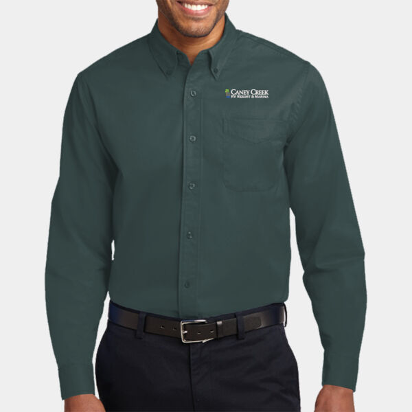 Optional Logo - Long Sleeve Easy Care Shirt Thumbnail