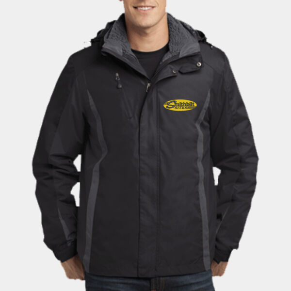 Optional Logo - Colorblock 3 in 1 Jacket Thumbnail