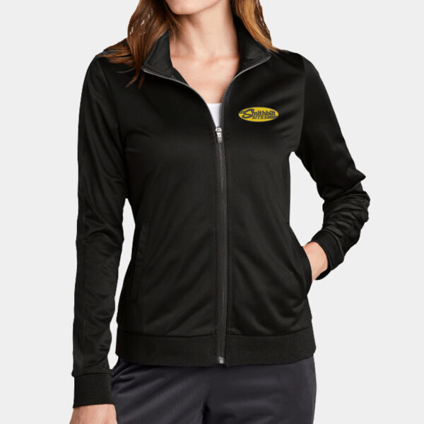 Optional Logo - Ladies Tricot Track Jacket Thumbnail