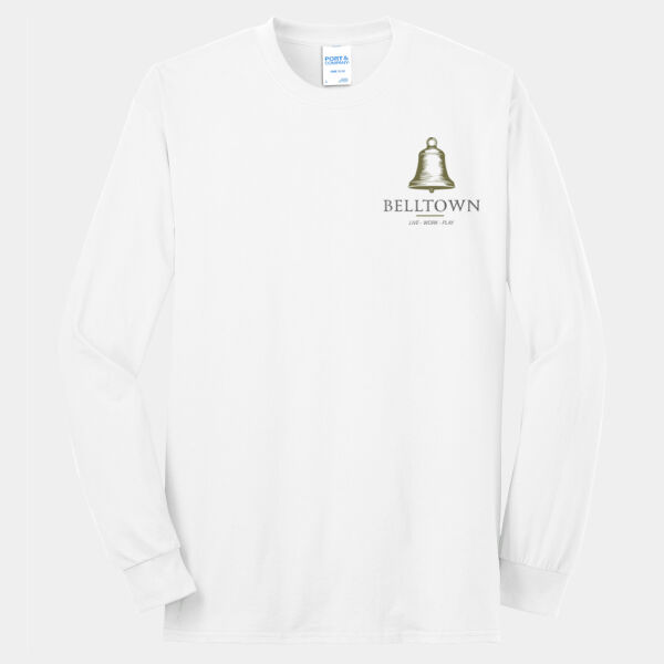 Optional Logo  - Tall Long Sleeve Core Blend Tee Thumbnail