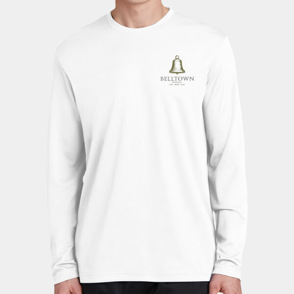 Optional Logo  - PosiCharge ® RacerMesh ® Long Sleeve Tee Thumbnail