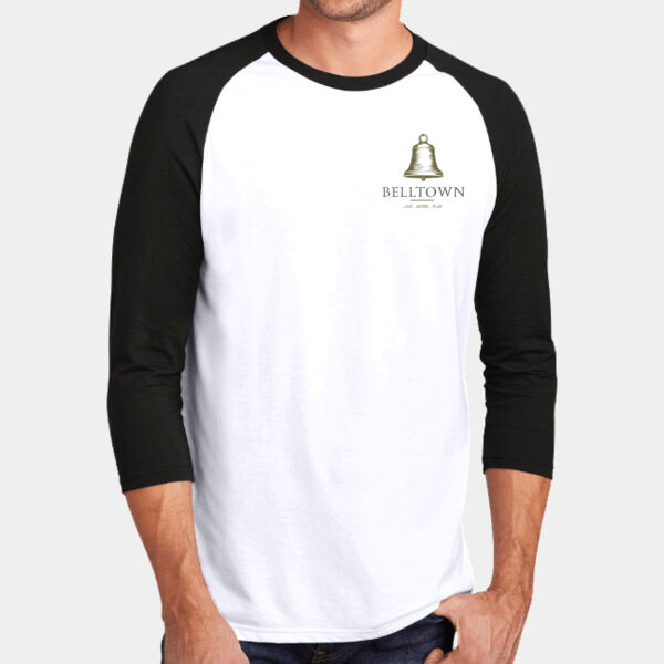 Optional Logo  - Perfect Tri ® 3/4 Sleeve Raglan Thumbnail