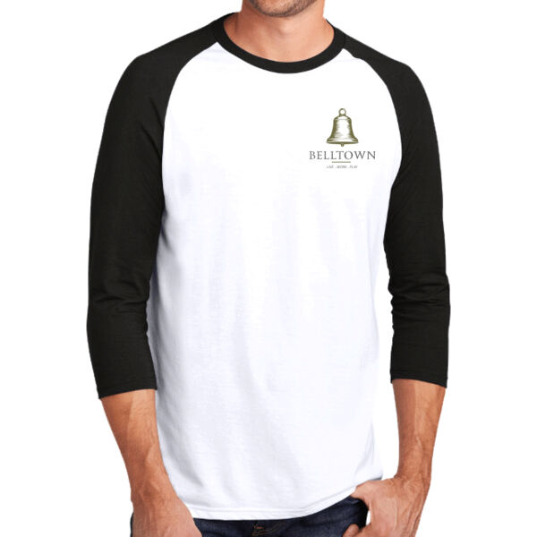 Optional Logo  - Perfect Tri ® 3/4 Sleeve Raglan Thumbnail