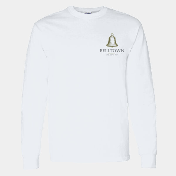 Optional Logo  - Heavy Cotton ™ 100% Cotton Long Sleeve T Shirt Thumbnail