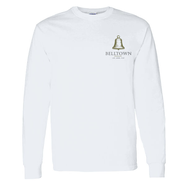 Optional Logo  - Heavy Cotton ™ 100% Cotton Long Sleeve T Shirt Thumbnail