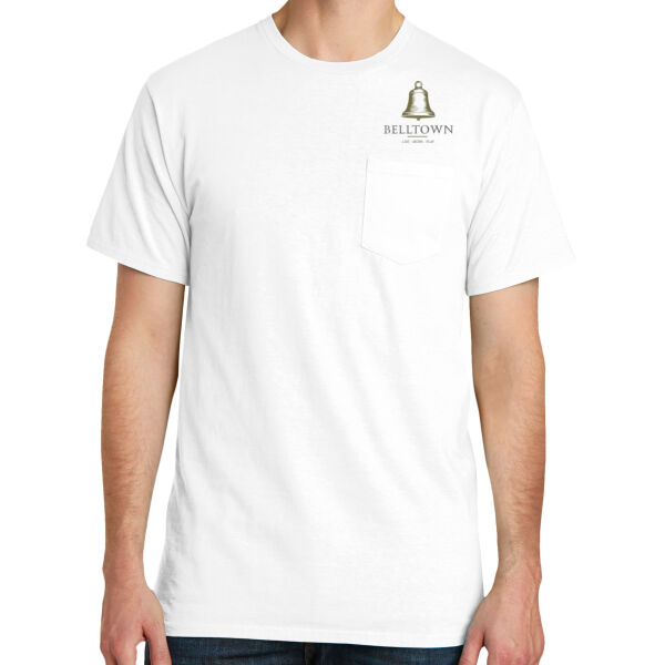 Optional Logo  - Beach Wash ® Garment Dyed Pocket Tee Thumbnail