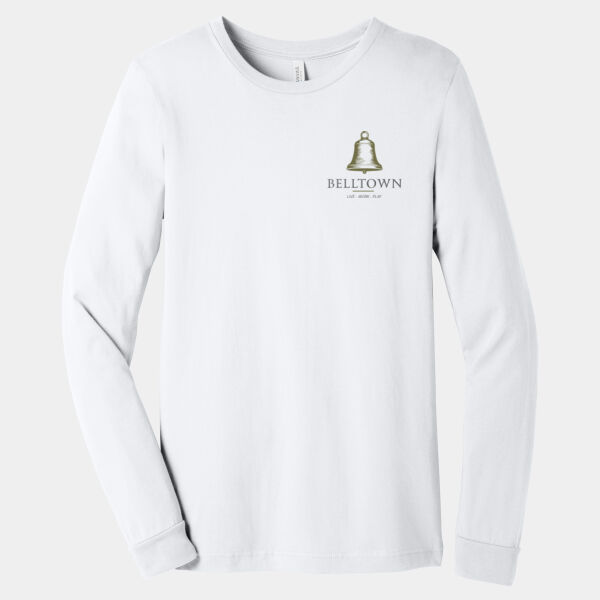 Optional Logo  - Unisex Jersey Long Sleeve Tee Thumbnail