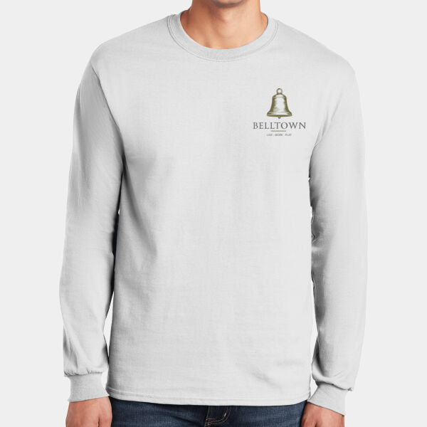 Optional Logo  - Ultra Cotton ® 100% Cotton Long Sleeve T Shirt Thumbnail