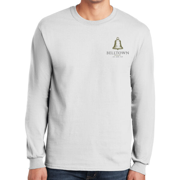 Optional Logo  - Ultra Cotton ® 100% Cotton Long Sleeve T Shirt Thumbnail