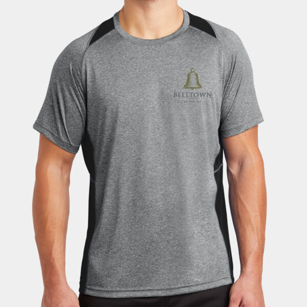 Optional Logo  - Heather Colorblock Contender Tee Thumbnail