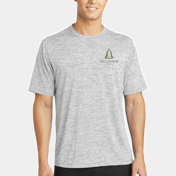 Optional Logo  - PosiCharge ® Electric Heather Tee Thumbnail