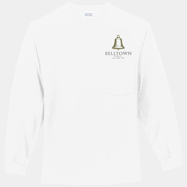 Optional Logo  - Tall Long Sleeve Essential Pocket Tee Thumbnail