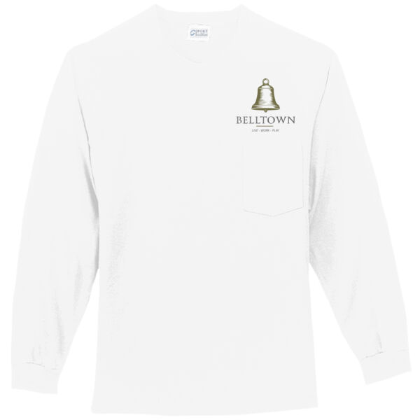 Optional Logo  - Tall Long Sleeve Essential Pocket Tee Thumbnail