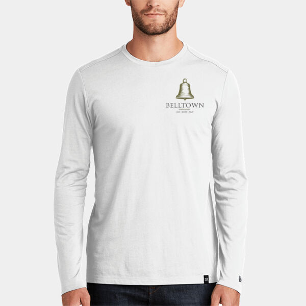 Optional Logo  - Heritage Blend Long Sleeve Crew Tee Thumbnail