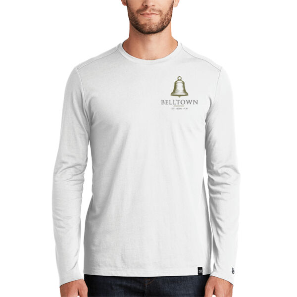 Optional Logo  - Heritage Blend Long Sleeve Crew Tee Thumbnail
