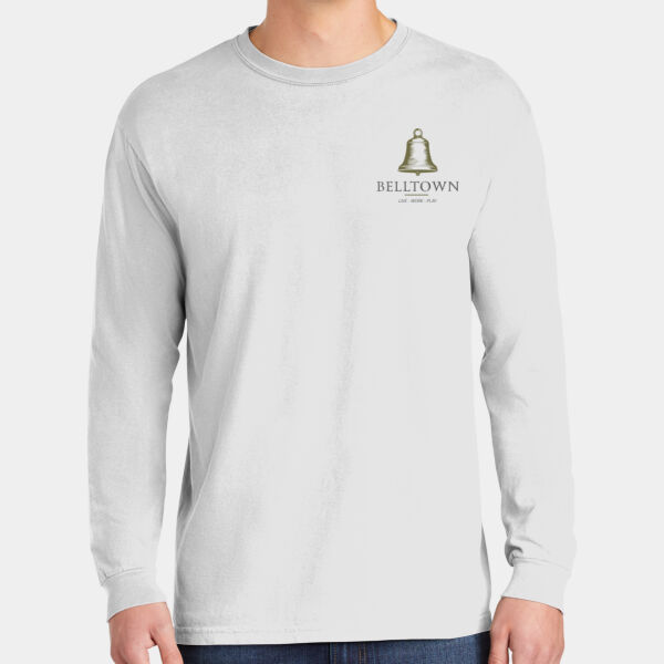 Optional Logo  - Heavyweight Ring Spun Long Sleeve Tee Thumbnail