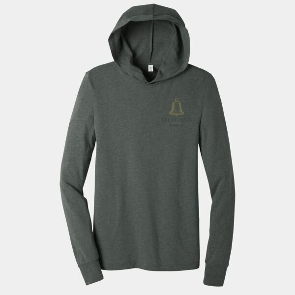 Optional Logo  - Unisex Jersey Long Sleeve Hoodie Thumbnail