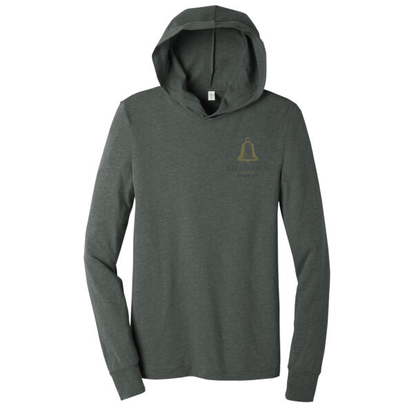 Optional Logo  - Unisex Jersey Long Sleeve Hoodie Thumbnail