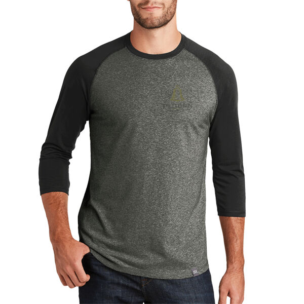 Optional Logo  - Heritage Blend 3/4 Sleeve Baseball Raglan Tee Thumbnail