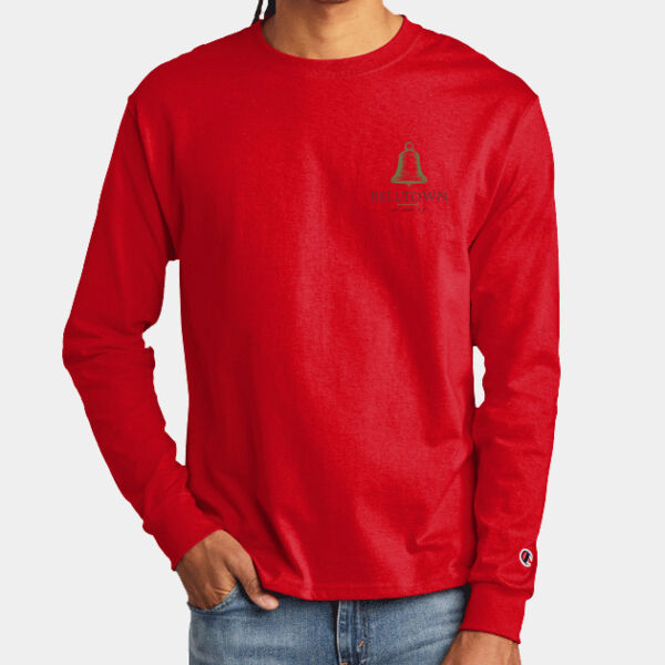 Optional Logo  - Heritage 5.2 Oz. Jersey Long Sleeve Tee Thumbnail