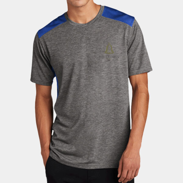 Optional Logo  - PosiCharge ® Tri Blend Wicking Draft Tee Thumbnail