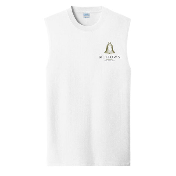 Optional Logo  - Core Cotton Sleeveless Tee Thumbnail