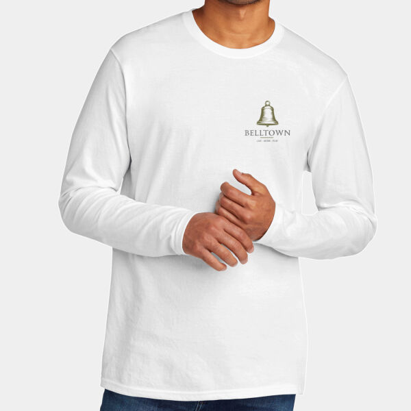 Optional Logo  - Tri Blend Long Sleeve Tee Thumbnail