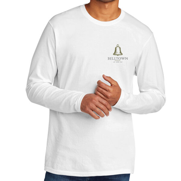 Optional Logo  - Tri Blend Long Sleeve Tee Thumbnail
