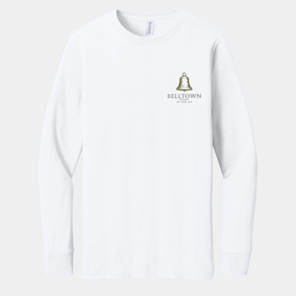 Optional Logo  - Premium Blend Ring Spun Long Sleeve T Shirt Thumbnail