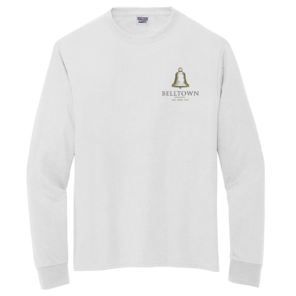 Optional Logo  - Dri Power ® 100% Polyester Long Sleeve T Shirt Thumbnail