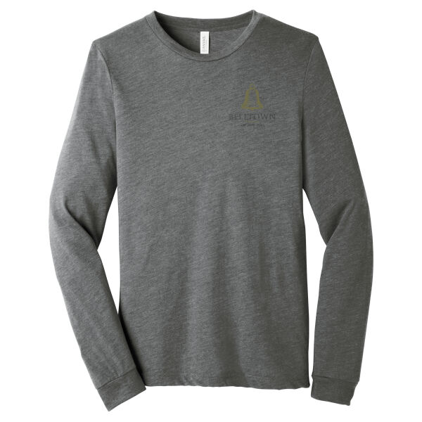 Optional Logo  - Unisex Triblend Long Sleeve Tee Thumbnail