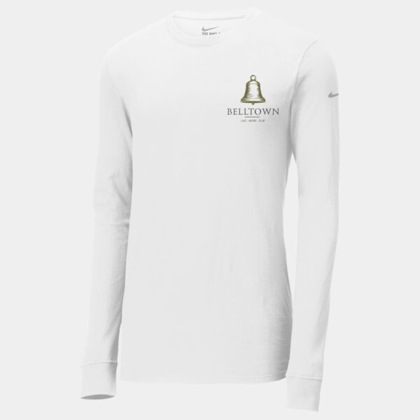 Optional Logo  - Core Cotton Long Sleeve Tee Thumbnail