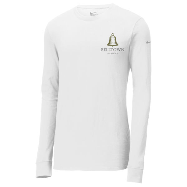 Optional Logo  - Core Cotton Long Sleeve Tee Thumbnail