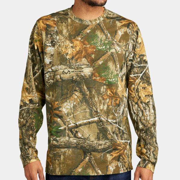 Optional Logo  - Realtree ® Long Sleeve Pocket Tee Thumbnail