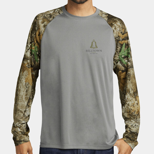 Optional Logo  - Realtree ® Colorblock Performance Long Sleeve Tee Thumbnail