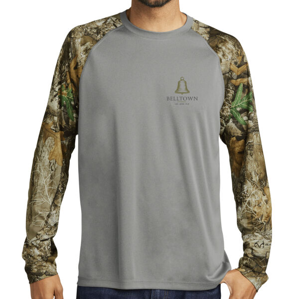 Optional Logo  - Realtree ® Colorblock Performance Long Sleeve Tee Thumbnail