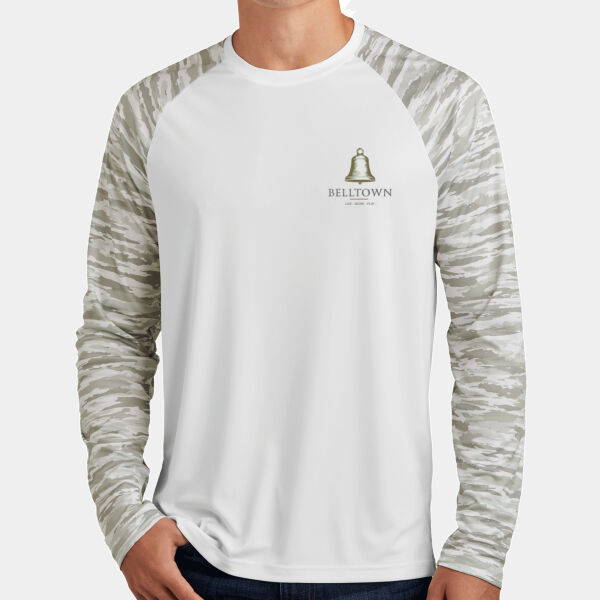 Optional Logo  - Drift Camo Colorblock Long Sleeve Tee Thumbnail