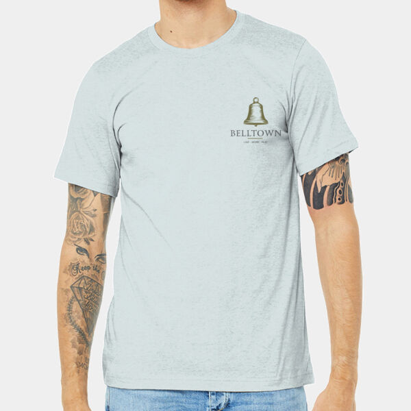 Optional Logo  - Unisex Heather CVC Short Sleeve Tee Thumbnail