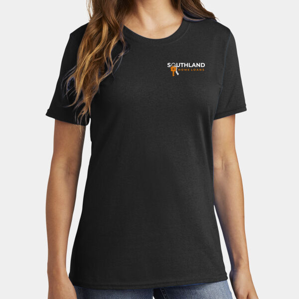 Optional Logo - Ladies Core Cotton Tee Thumbnail