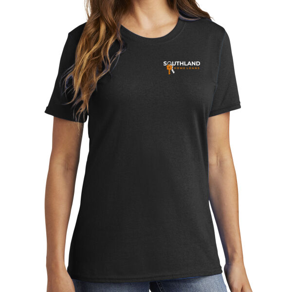 Optional Logo - Ladies Core Cotton Tee Thumbnail