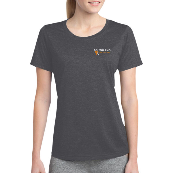 Optional Logo - Ladies Heather Contender ™ Scoop Neck Tee Thumbnail
