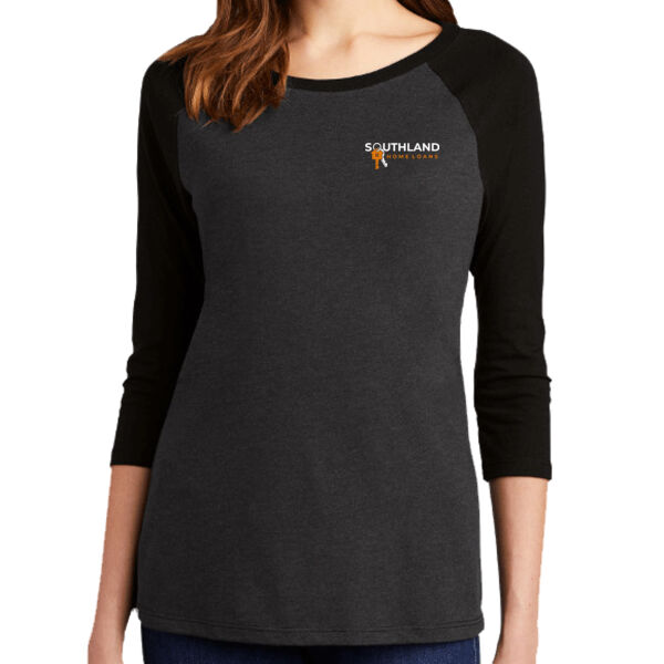 Optional Logo - Women's Perfect Tri ® 3/4 Sleeve Raglan Thumbnail