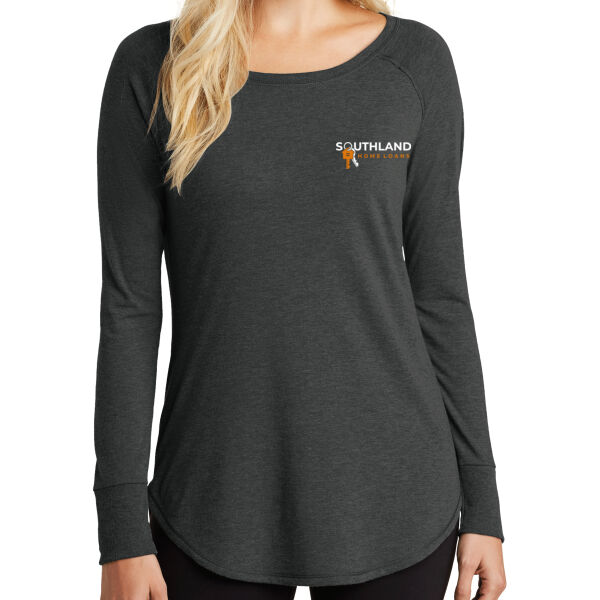 Optional Logo - Women's Perfect Tri ® Long Sleeve Tunic Tee Thumbnail