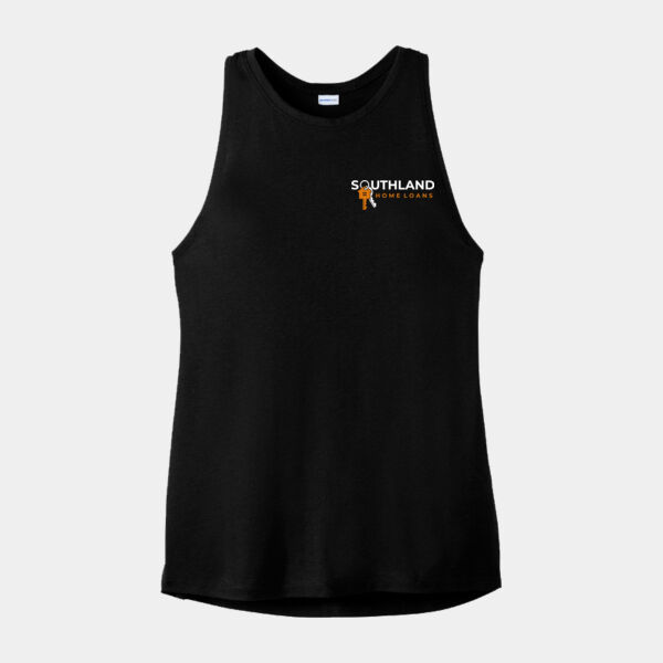 Optional Logo - Ladies PosiCharge ® Tri Blend Wicking Tank Thumbnail
